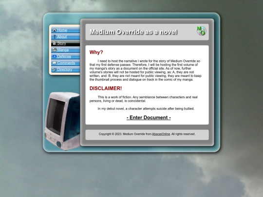 mediumoverride/story screenshot