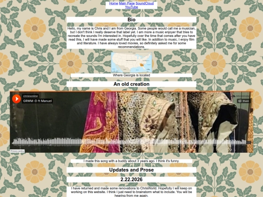 Welcome screenshot
