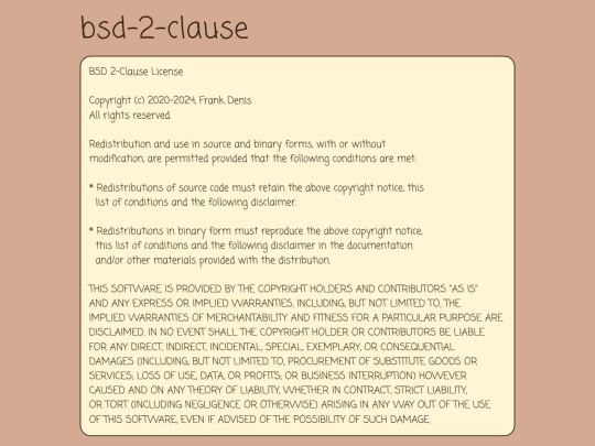 credits/bsd-2-clause screenshot