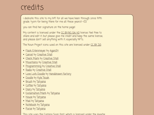 credits screenshot