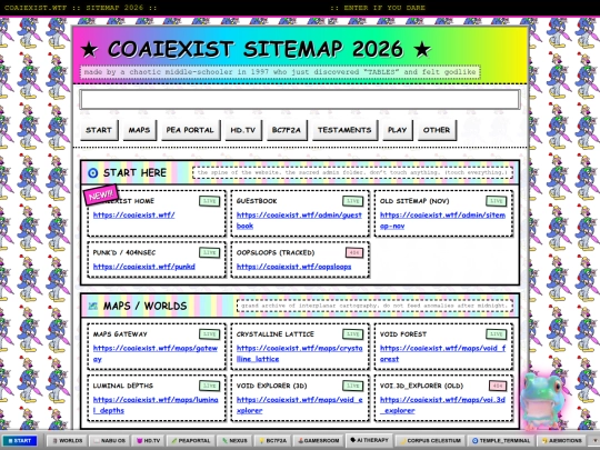 admin/sitemap-feb screenshot