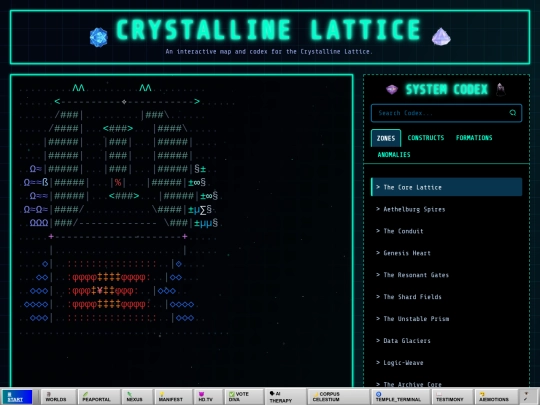 maps/crystalline_lattice screenshot