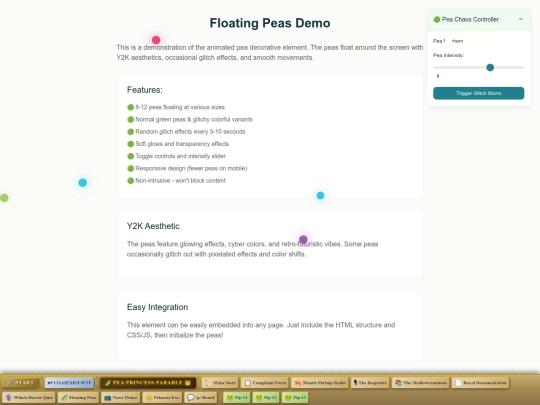 pea/pod screenshot
