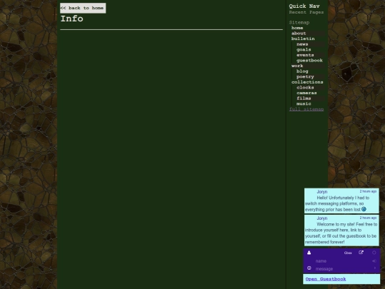 page/info screenshot