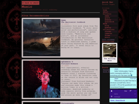 page/music screenshot