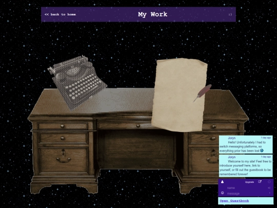 work screenshot