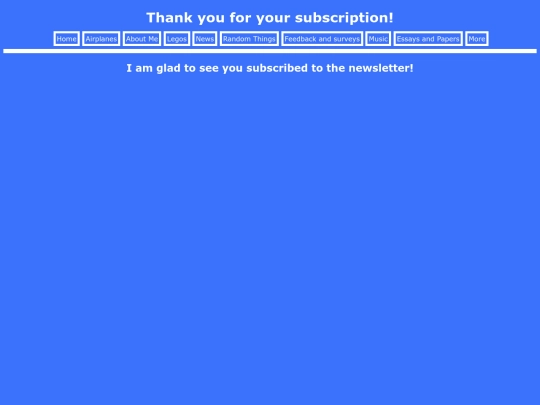 thankyou screenshot