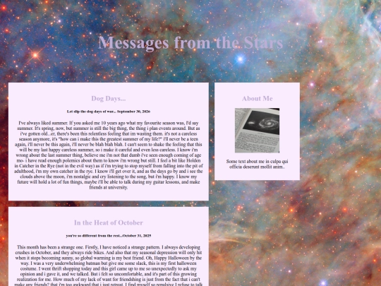 blog screenshot