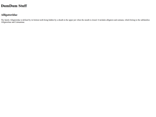 Alligatoridae screenshot