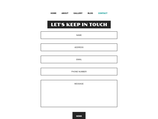 contact screenshot