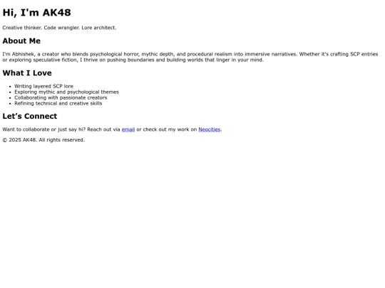 index screenshot