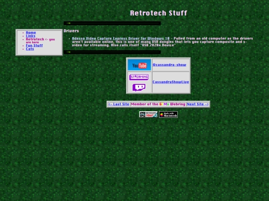 retro screenshot