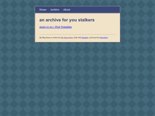 archive screenshot