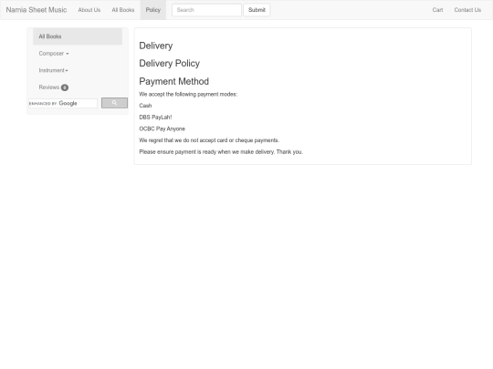 policy screenshot