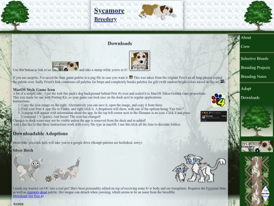 sycamore/downloads screenshot