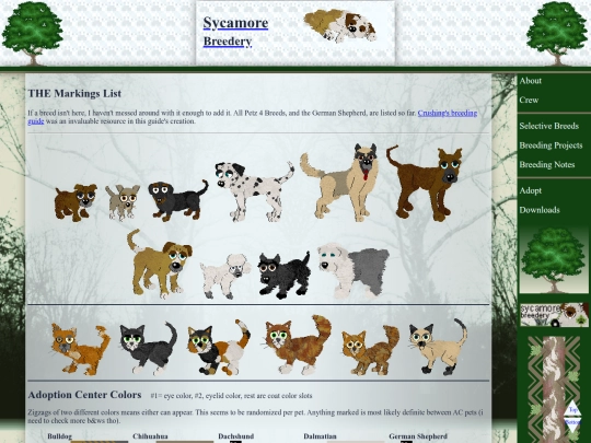sycamore/notes/markings screenshot