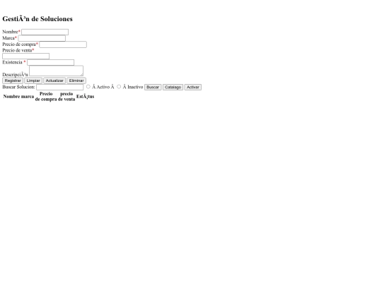 modules/moduloAccesorios/view_Soluciones screenshot