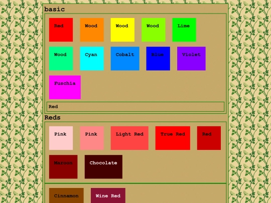 pages/colors screenshot