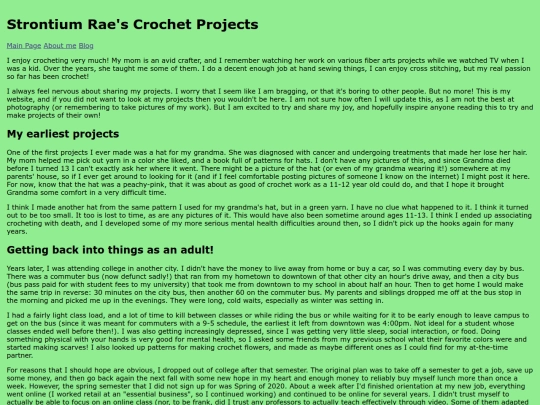 crochet-projects screenshot