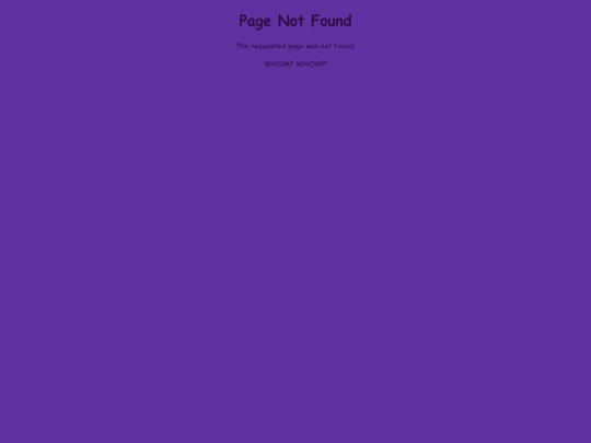 not_found screenshot