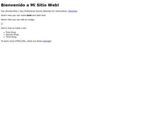 index screenshot