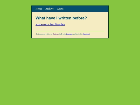archive screenshot