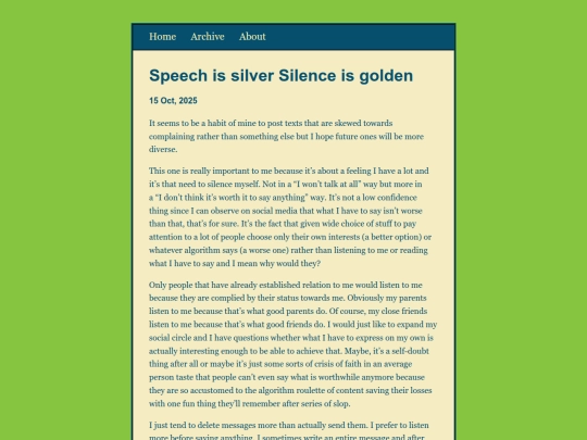 posts/2025-10-15-Speech-is-silver-Silence-is-golden screenshot