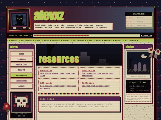 resources screenshot