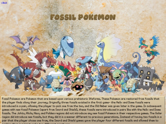 fossilmons screenshot