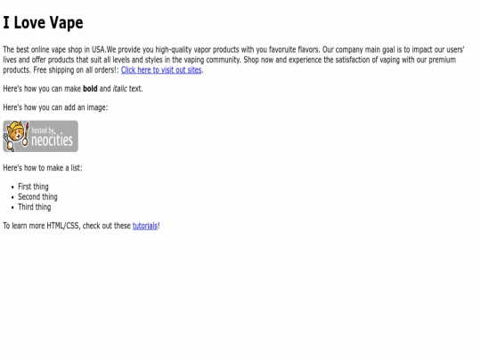 index screenshot