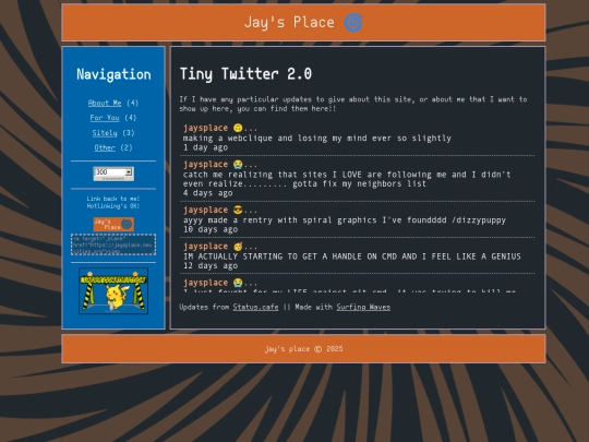 microblog screenshot