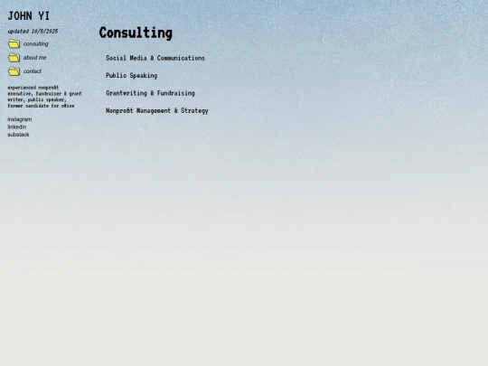 consulting screenshot