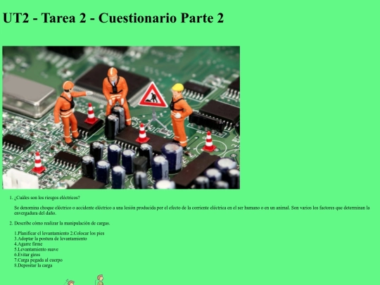 UT2 - Normativa de seguridad y protección ambiental/cuestionario2 screenshot