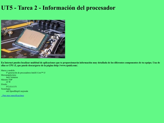 UT5-Microprocesadores/UT5-Tarea2-InformacinDelProcesador screenshot