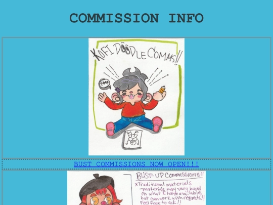 commissions screenshot