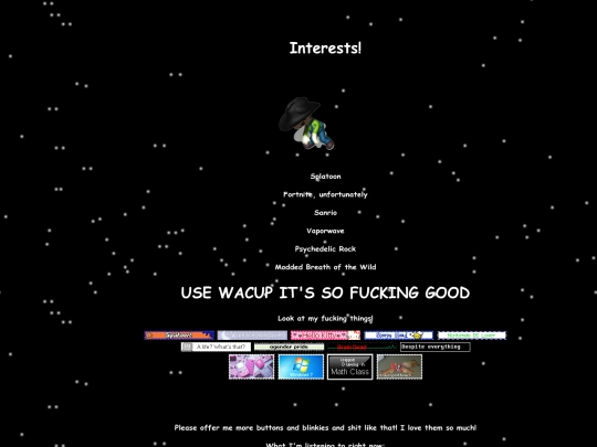interests screenshot