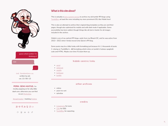 info screenshot