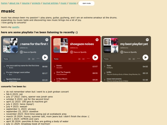 music screenshot