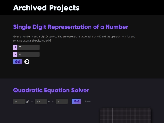 projects/archived screenshot