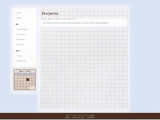 projects screenshot