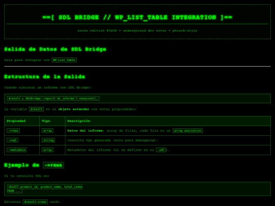 hooked/Wplisttable screenshot