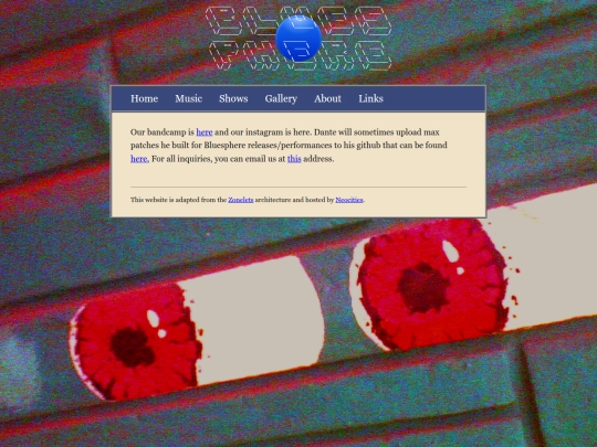 links screenshot