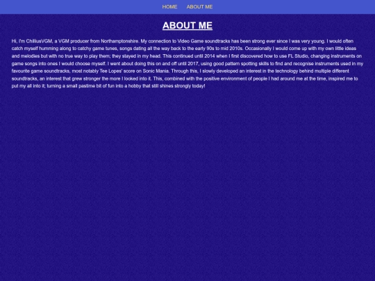 info screenshot