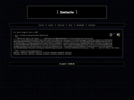 html/contacto screenshot