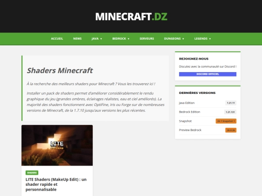 categorie/java/mods/shaders screenshot