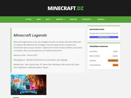 categorie/legends screenshot