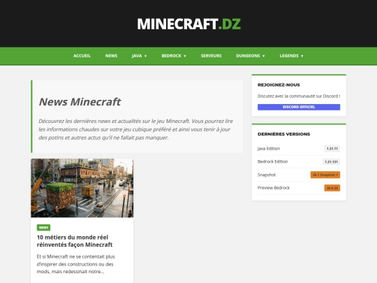 categorie/news screenshot