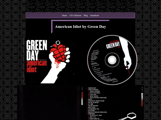american idiot/americanpage screenshot