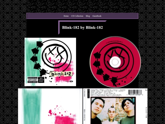 blink182/blinkpage screenshot