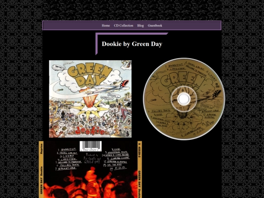dookie/dookiepage screenshot